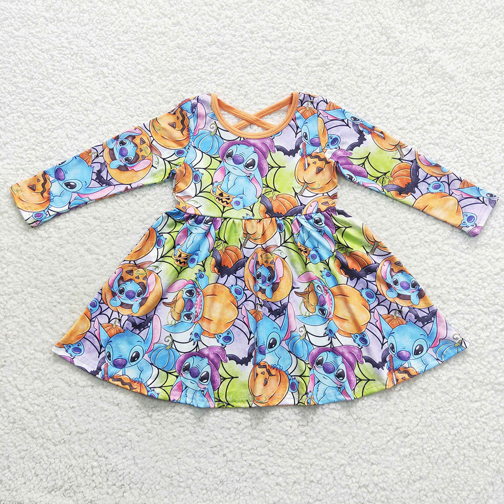 Halloween pumpkin cartoon dress
