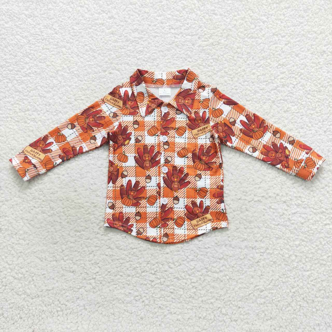 baby boy Thanksgiving turkey t-shirt