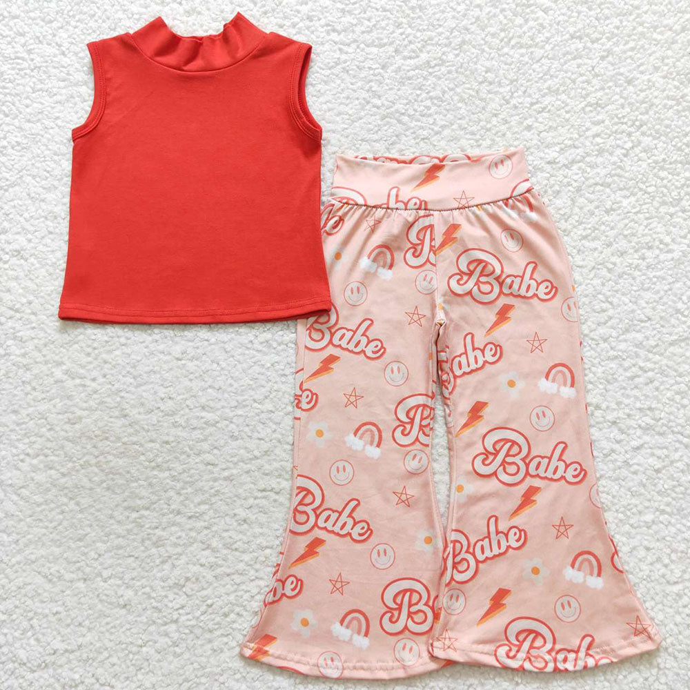 spring summer girls wholesale boutique clothing set