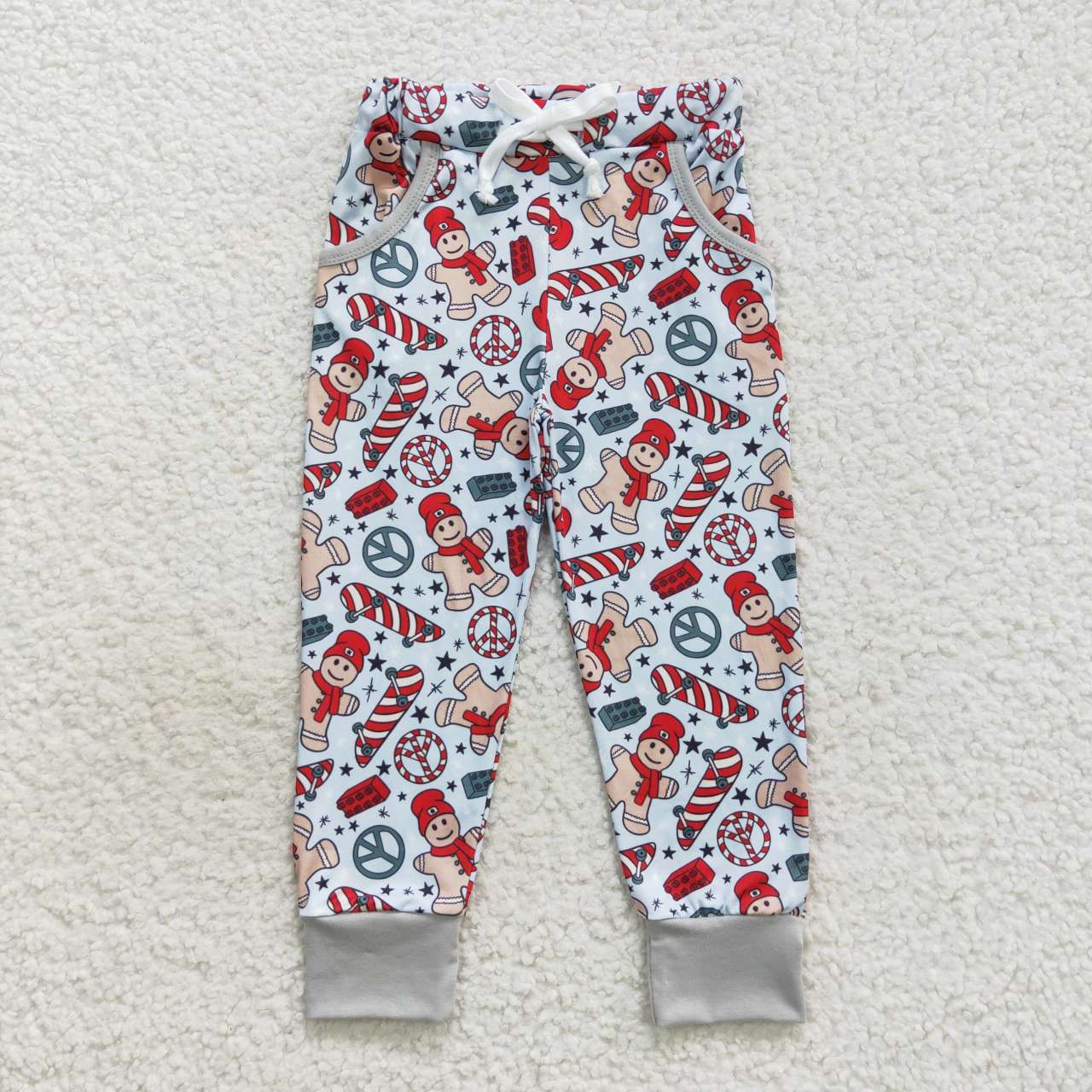 Christmas gingerbread leggings pants