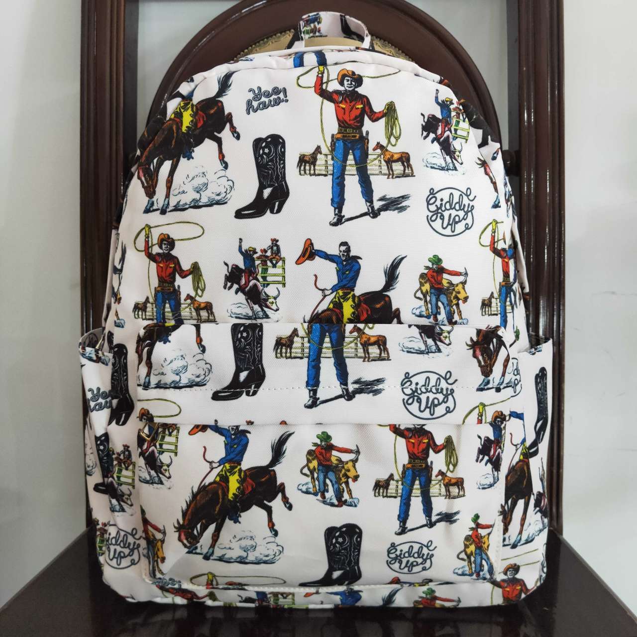 western cowboy mini backpack kids school backpack