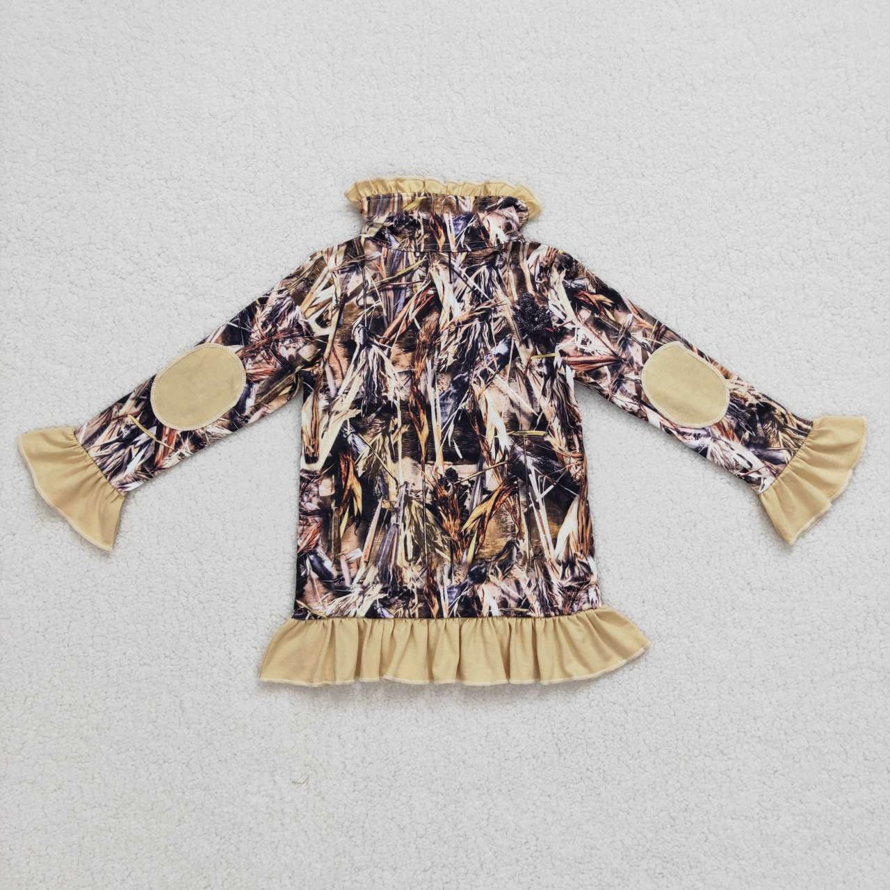 baby girls long sleeve dog hunting pullover