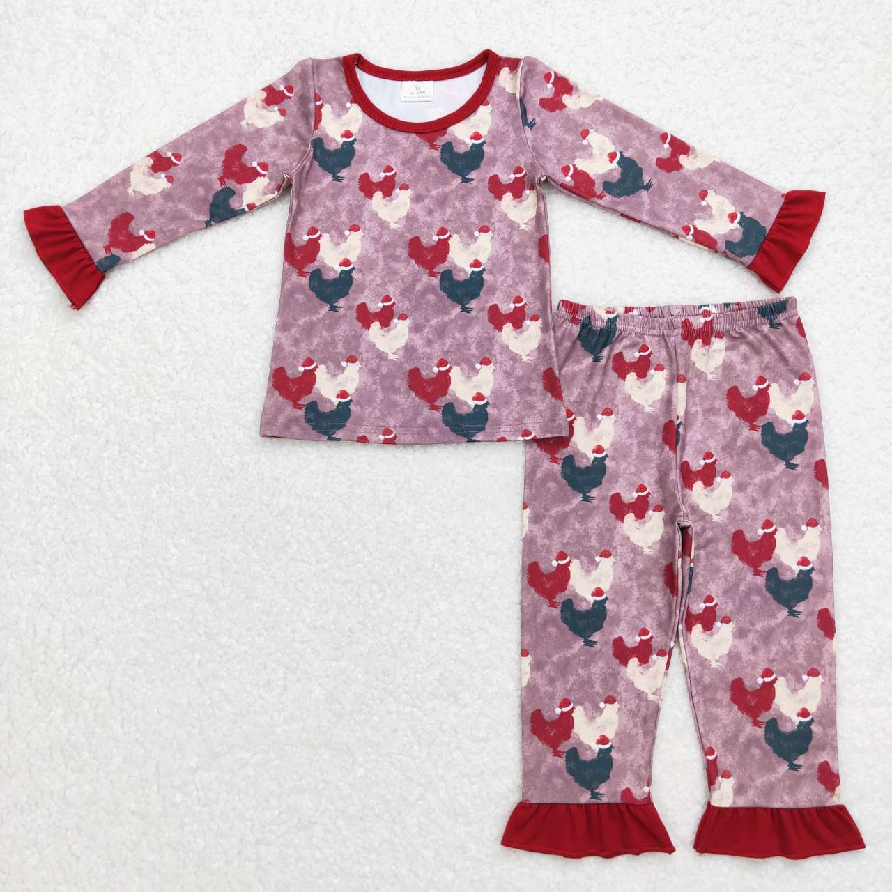 Christmas farm chicken wholesale clothing set