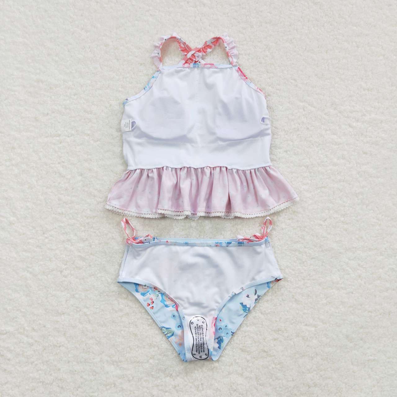 wholesale baby girls flower bathing suit kids swimwear