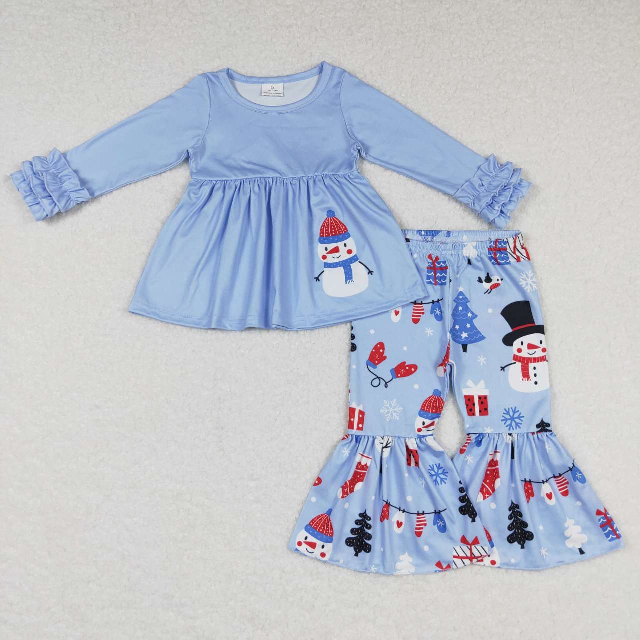 Christmas snowman clothing set