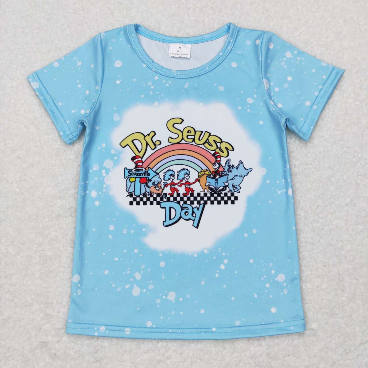 baby girls dr design bleached t-shirt top