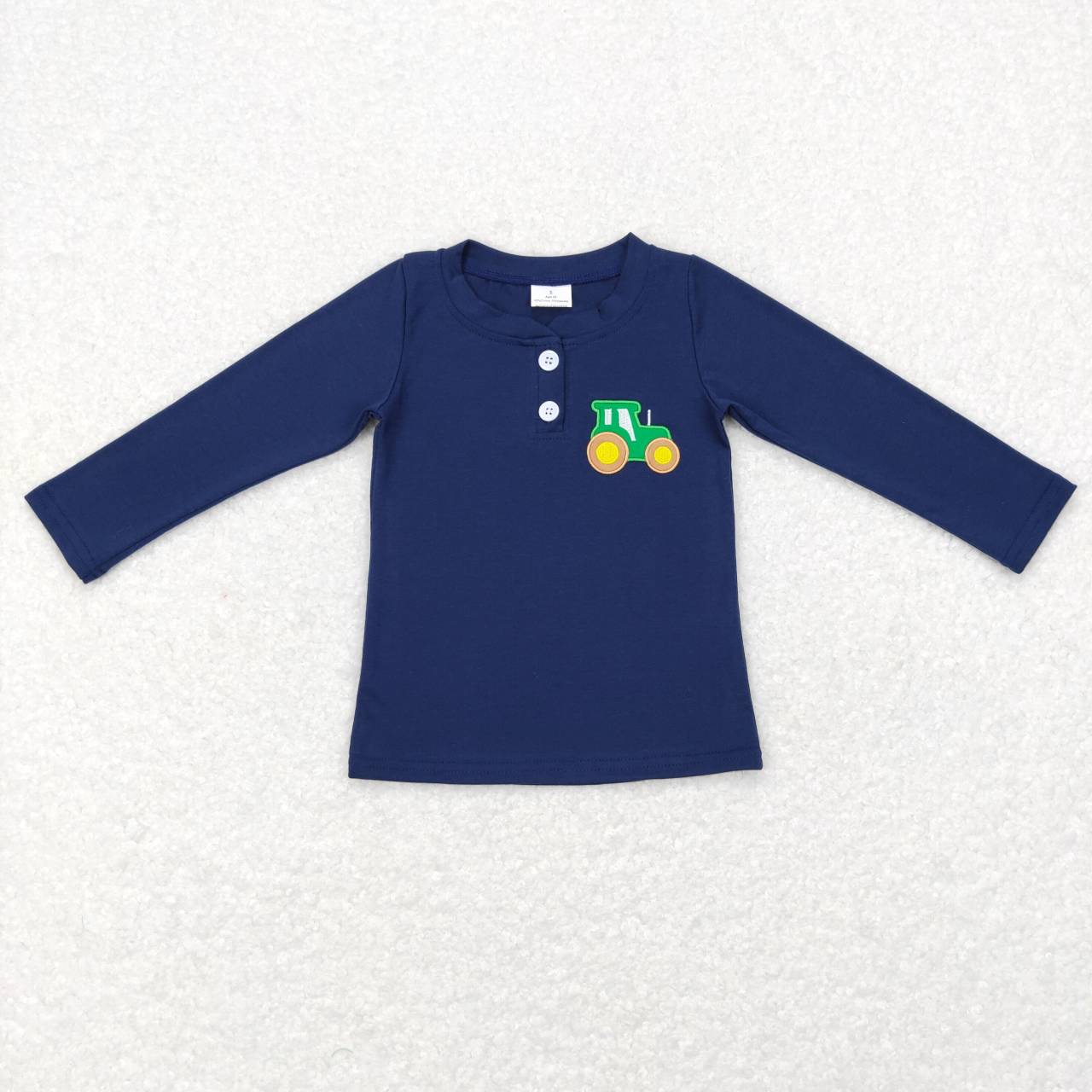 baby boy royal blue fall winter cotton top