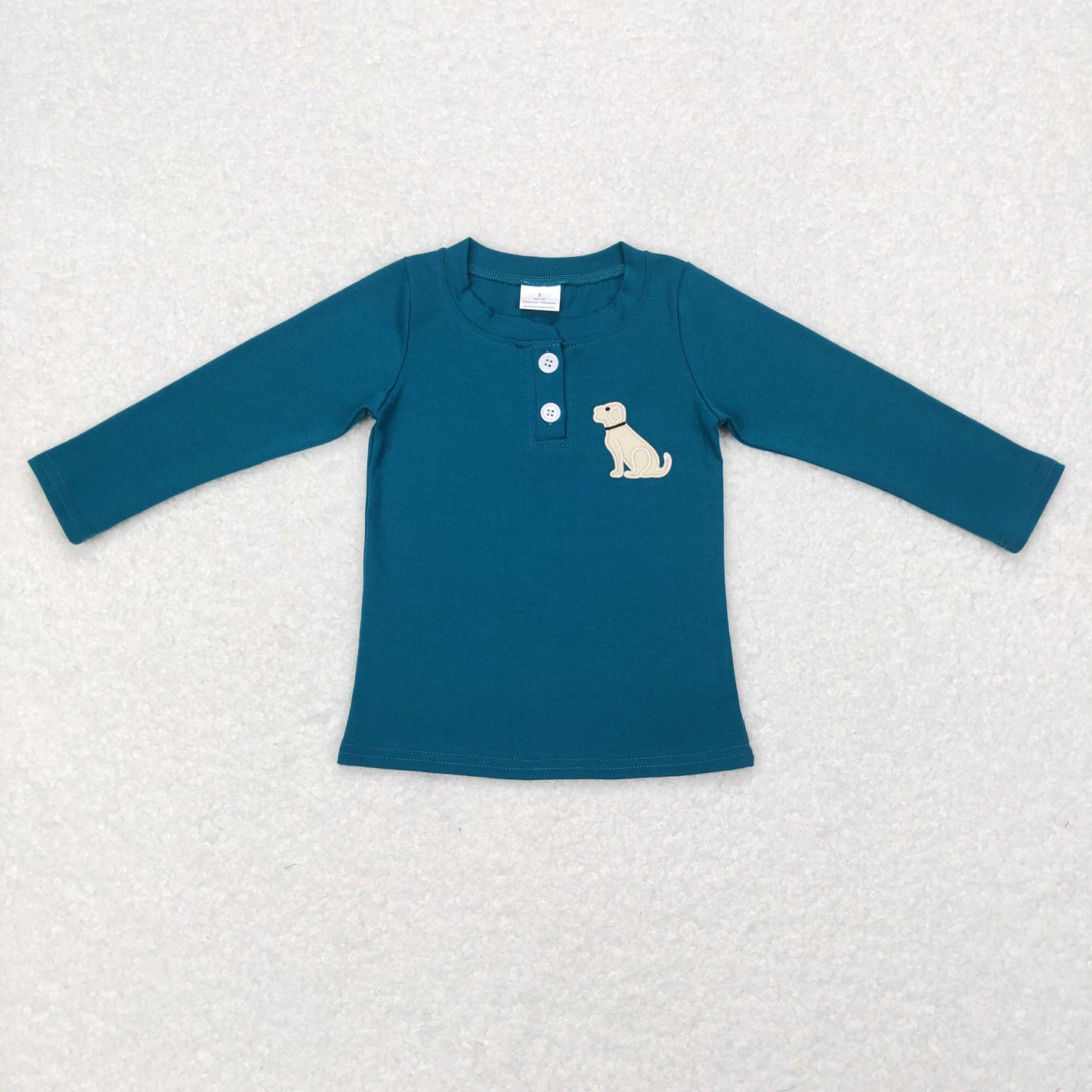 baby boy green fall winter cotton top