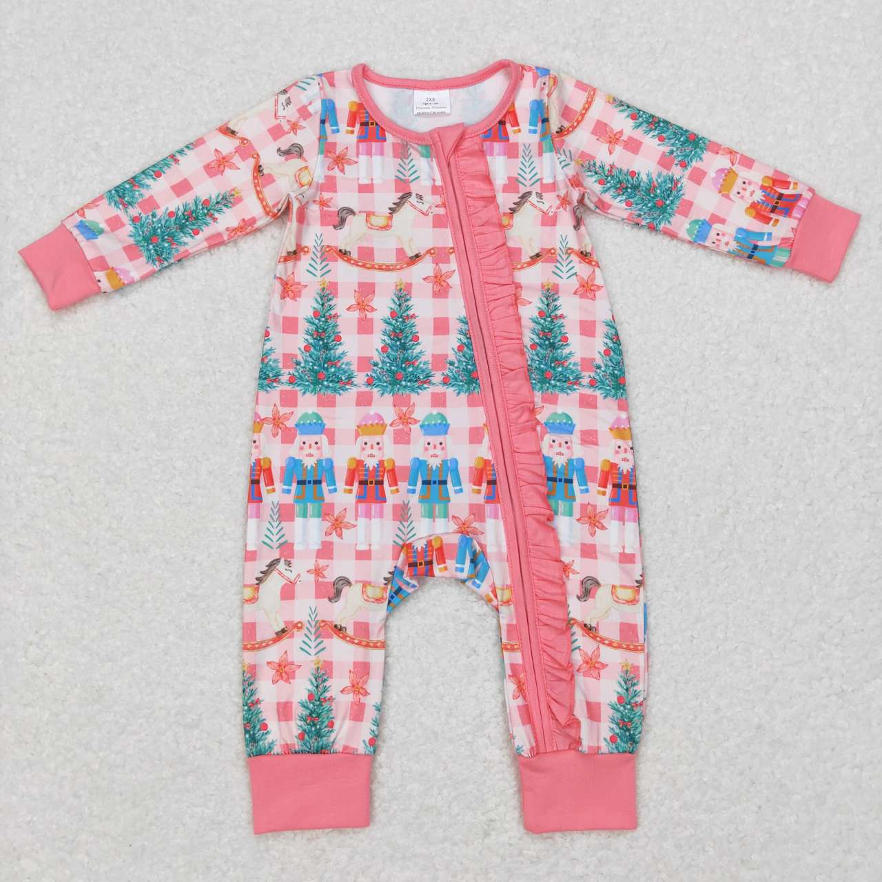 Toddles Christmas long sleeve romper