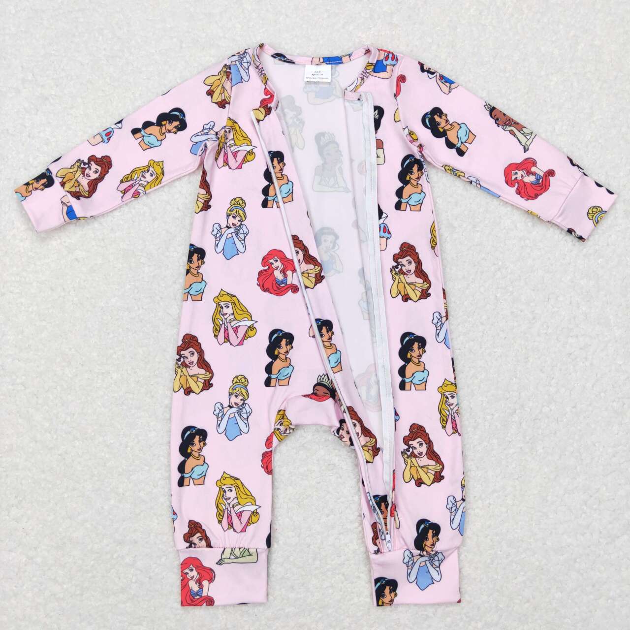 toddle girls princess cartoon romper