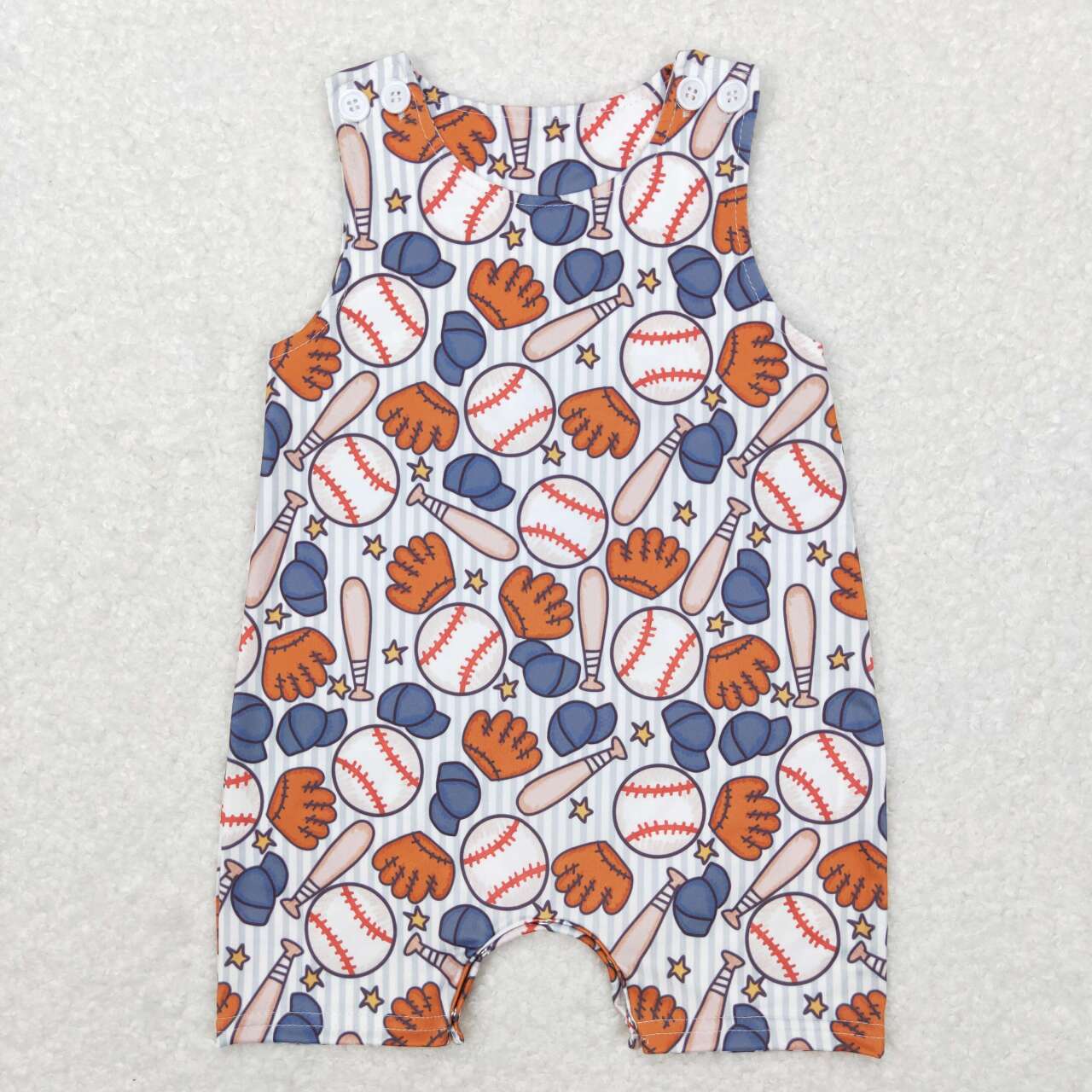 USA SHOP toddle girls baseball romper