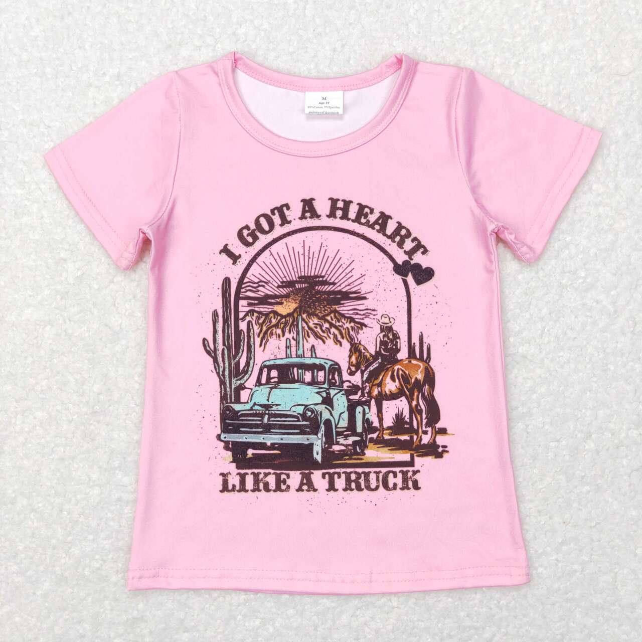 I got a heart like a truck western cowgirl shirt