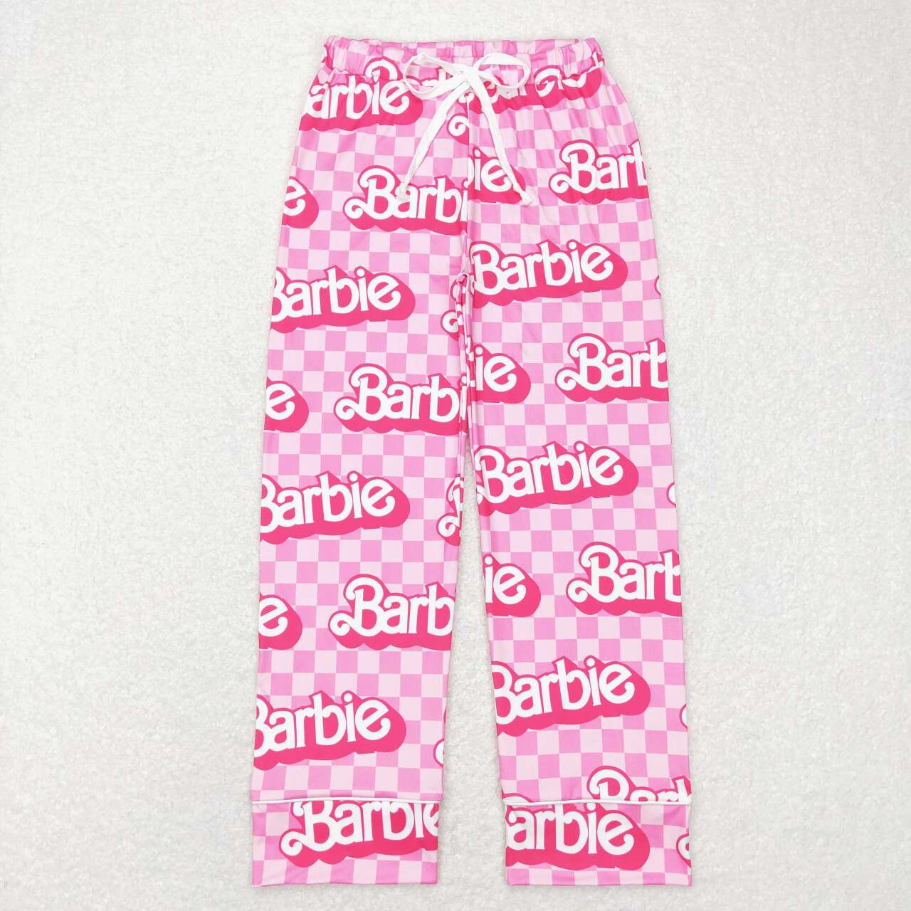 Adult women pink doll milk silk pants