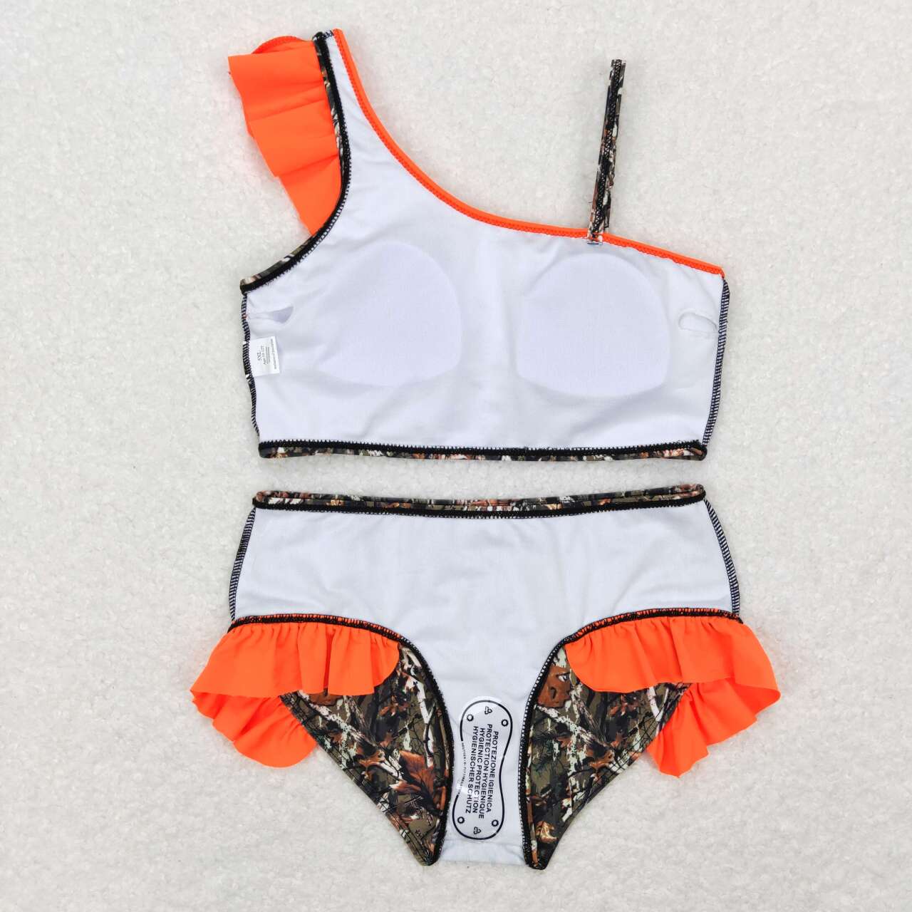 girls camo two pieces summer swimming suit