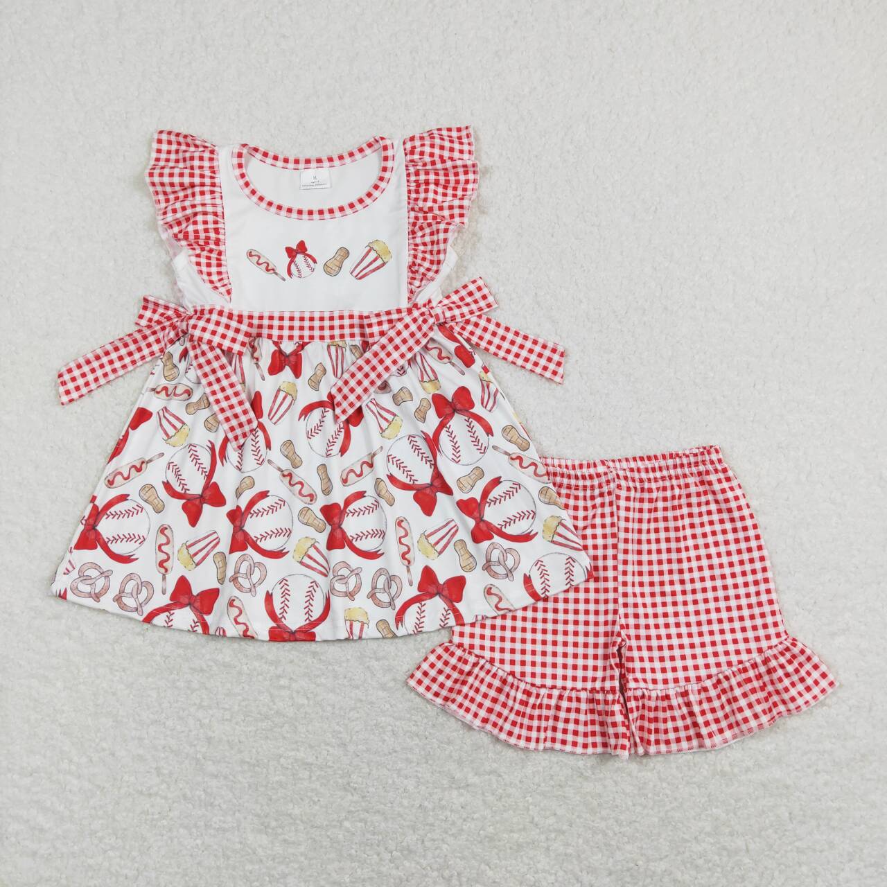 infant baby girls baseball sports outfit