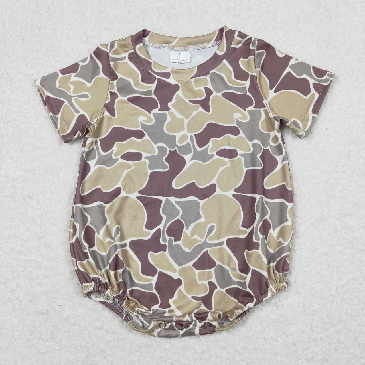 USA SHOP toddle boy short sleeve camo romper