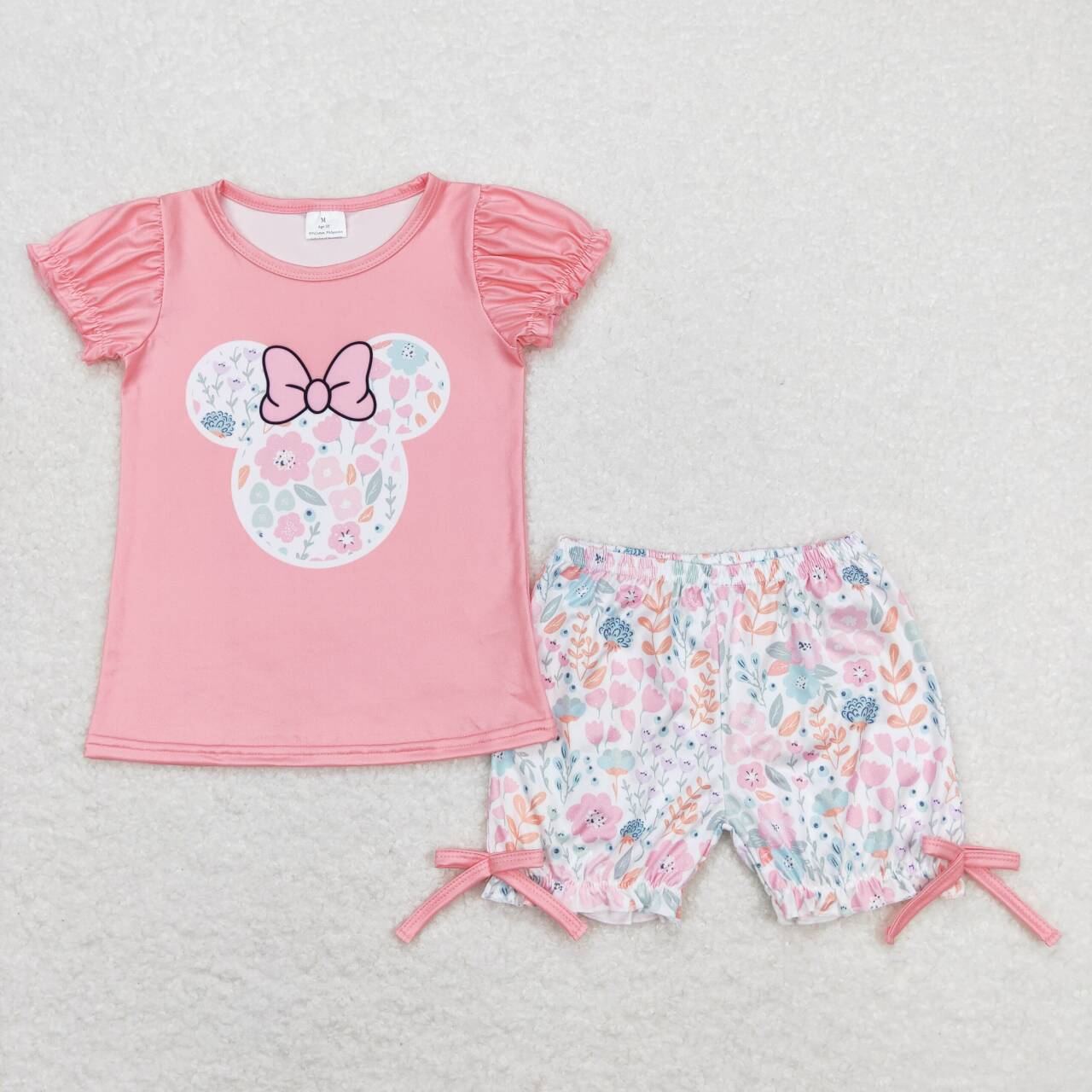 baby girls cartoon flora outfit