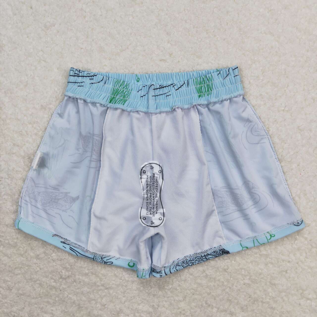 baby boy mallard duck swim trunks