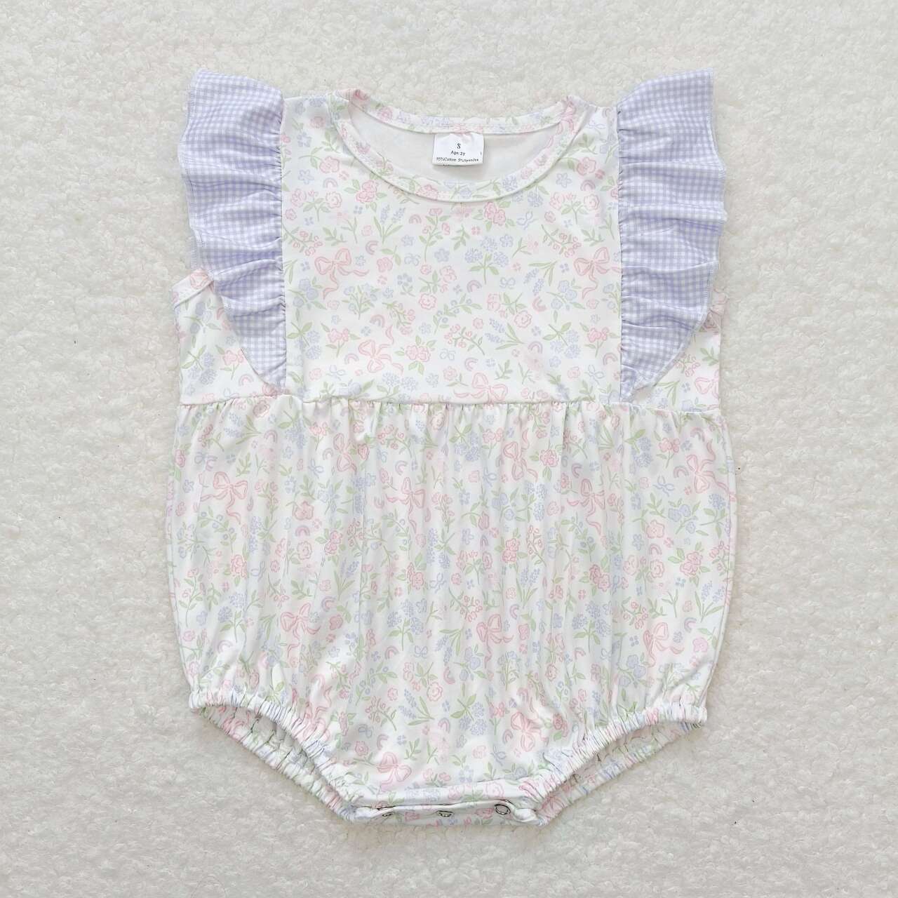 newborn floral romper