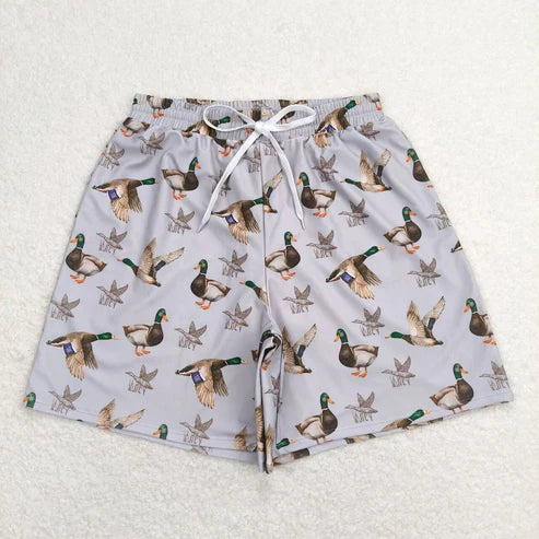 adult kids mallard duck swimwear boy swim trunks