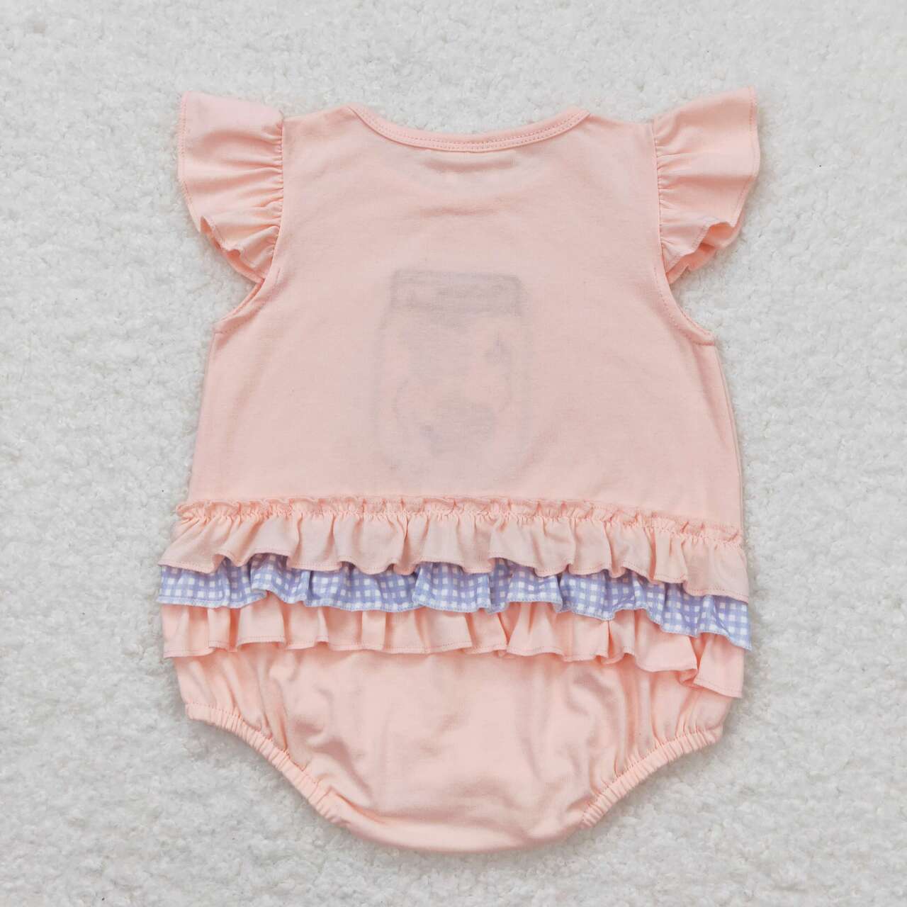 toddle baby girls embroidery bee design romper