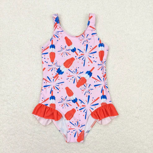 adult kids july 4th popsicle swimwear boy swim trunks