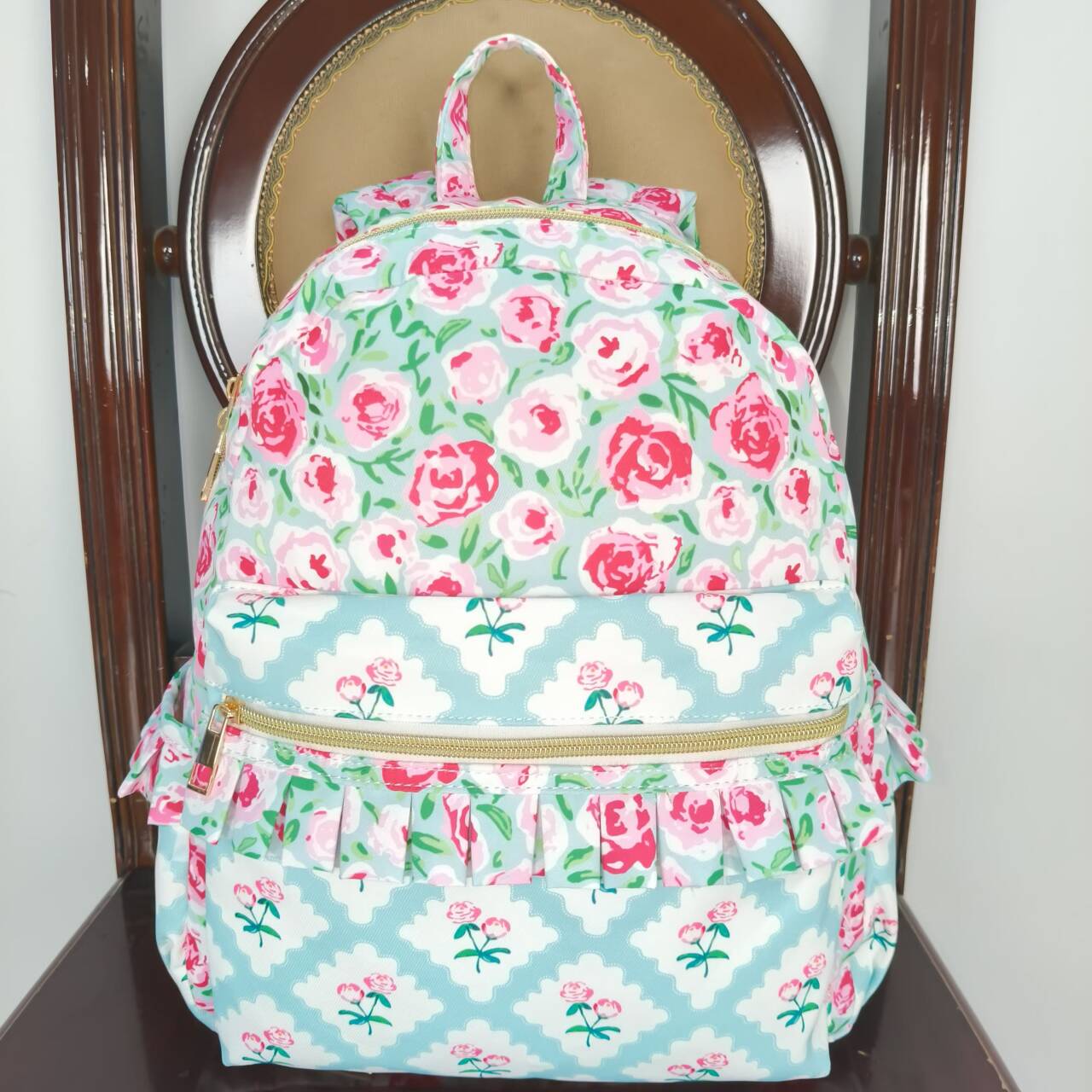girls wholesale floral backpack mini bag