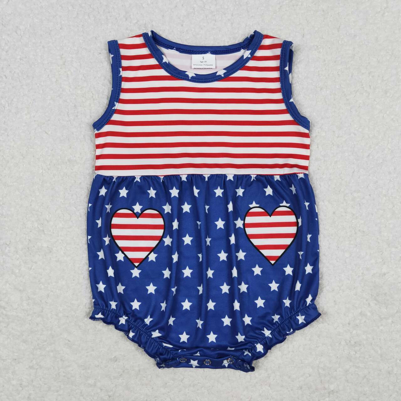 toddle baby girls july 4th romper