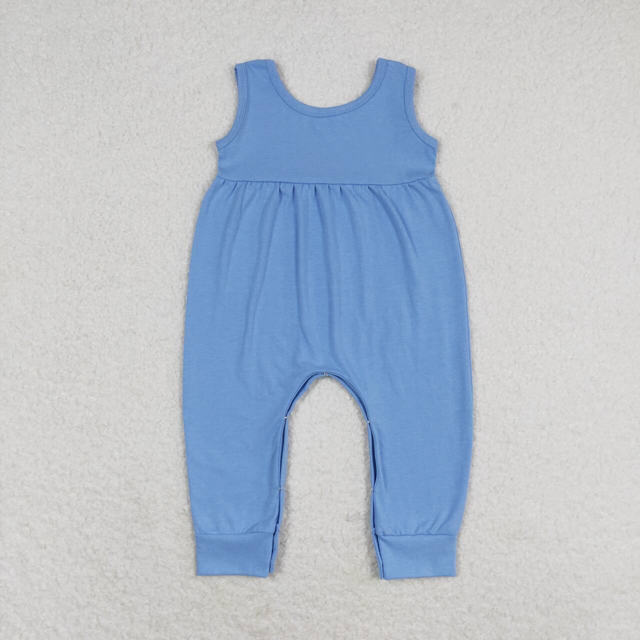 infant toddle baby girls light blue romper