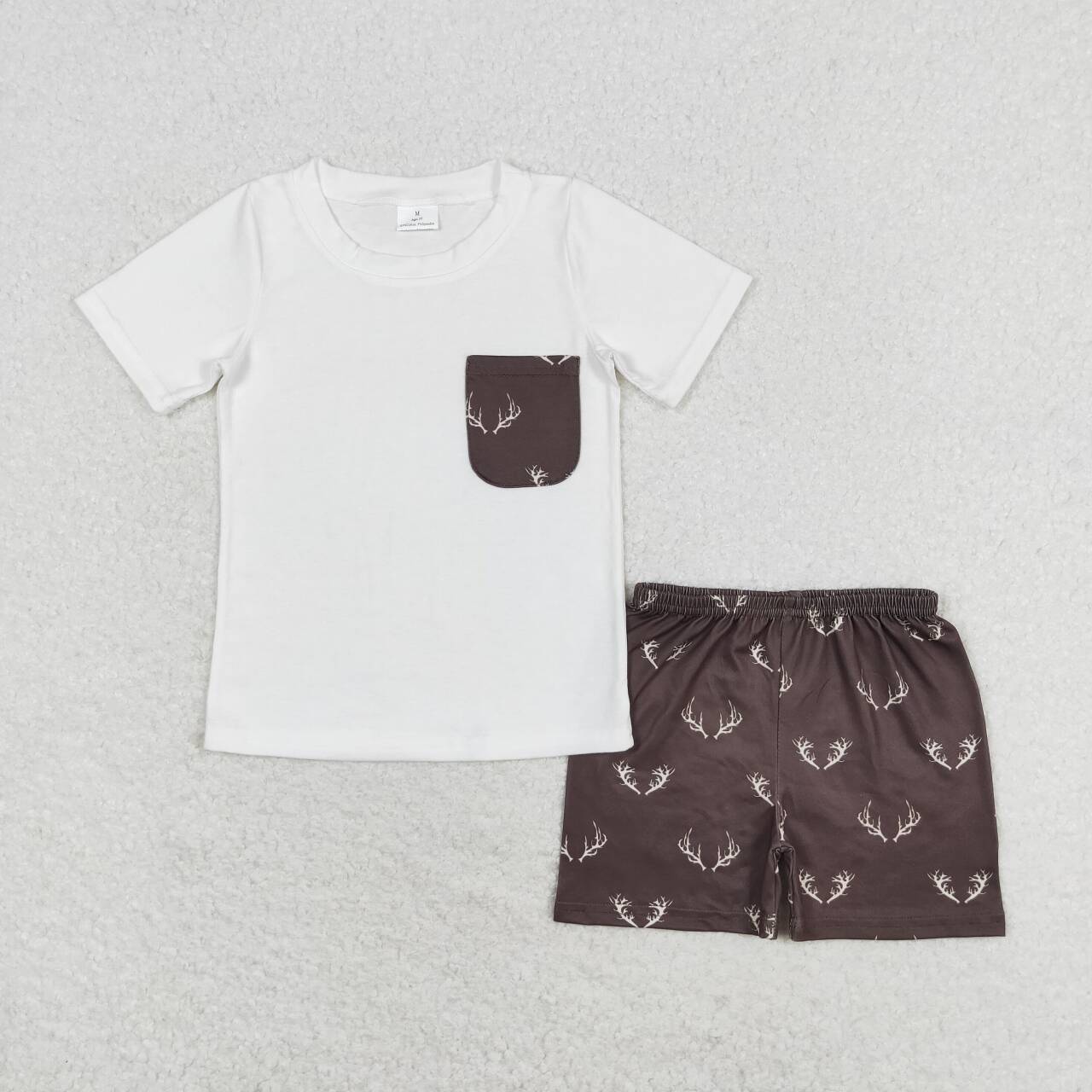 infant baby boy reindeer outfit