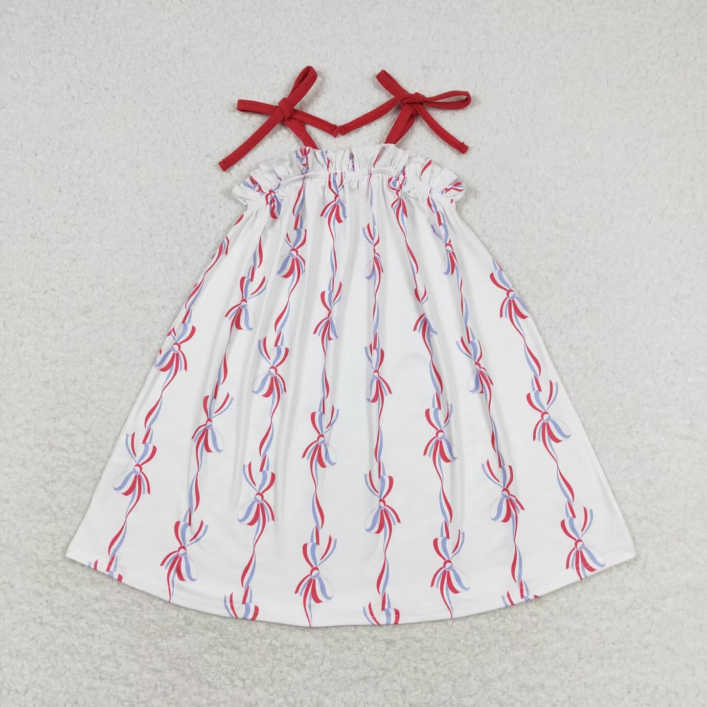 infant baby girls july 4th patriotic summer dress