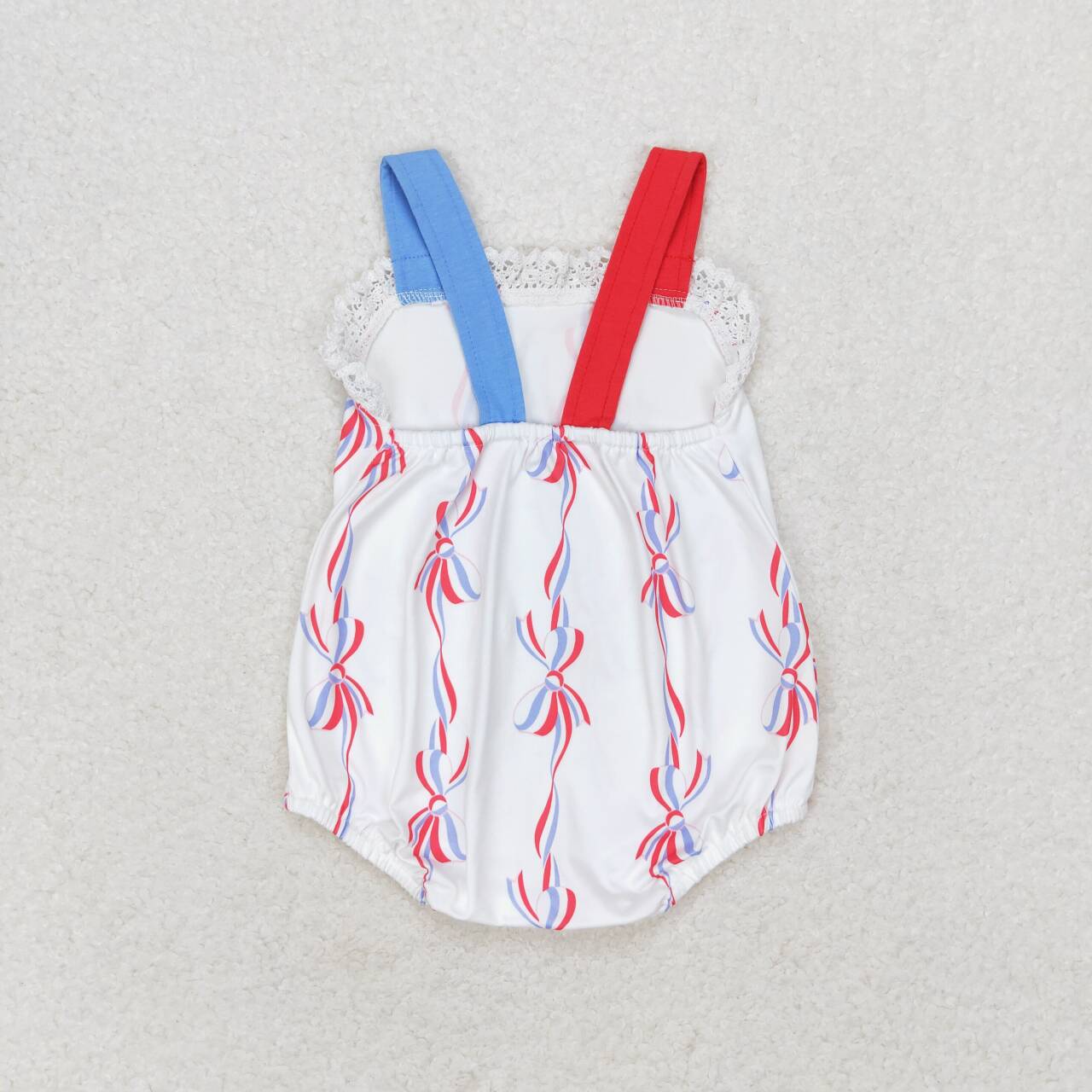 toddle baby girls red navy july 4th romper
