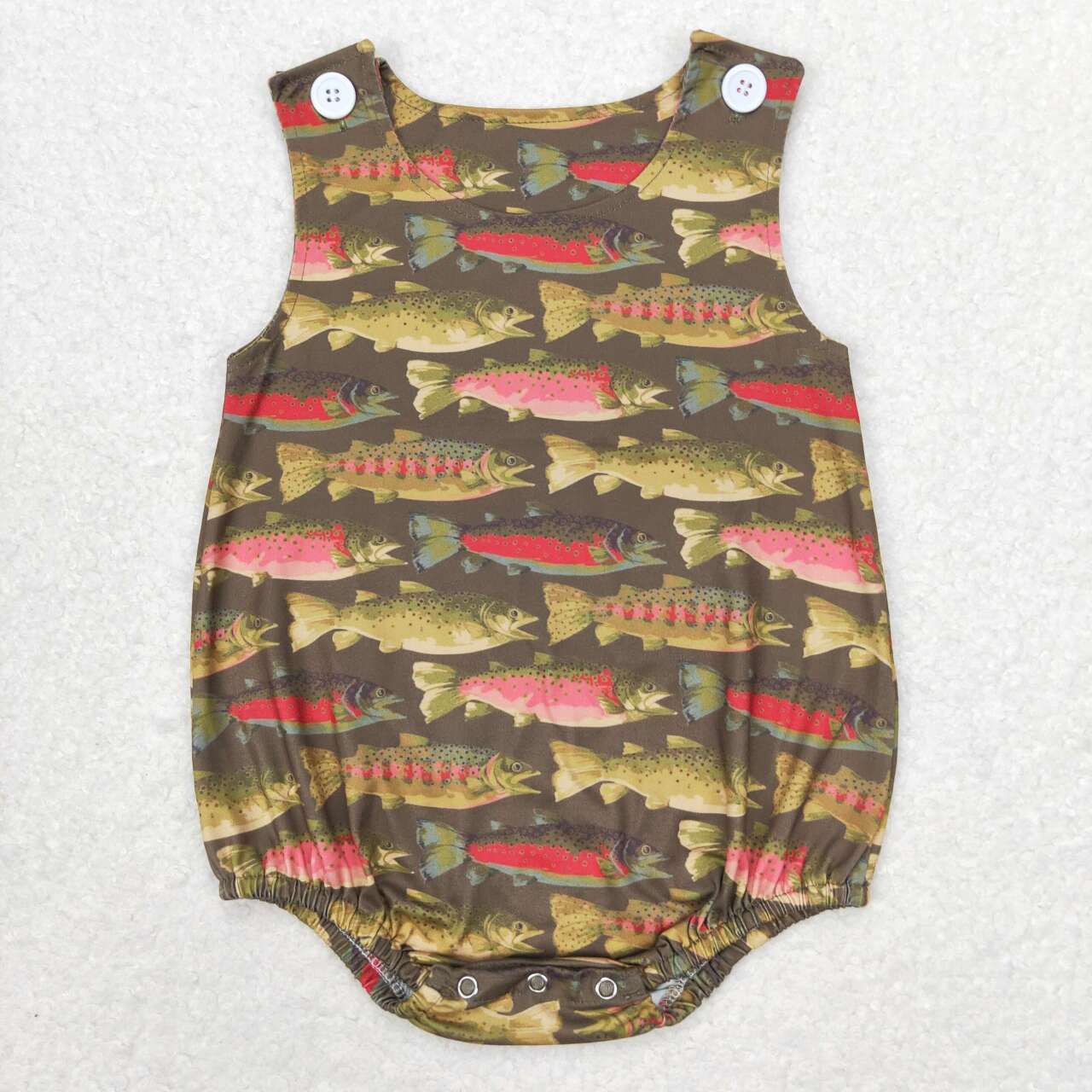 toddle baby boy outdoor fishing romper