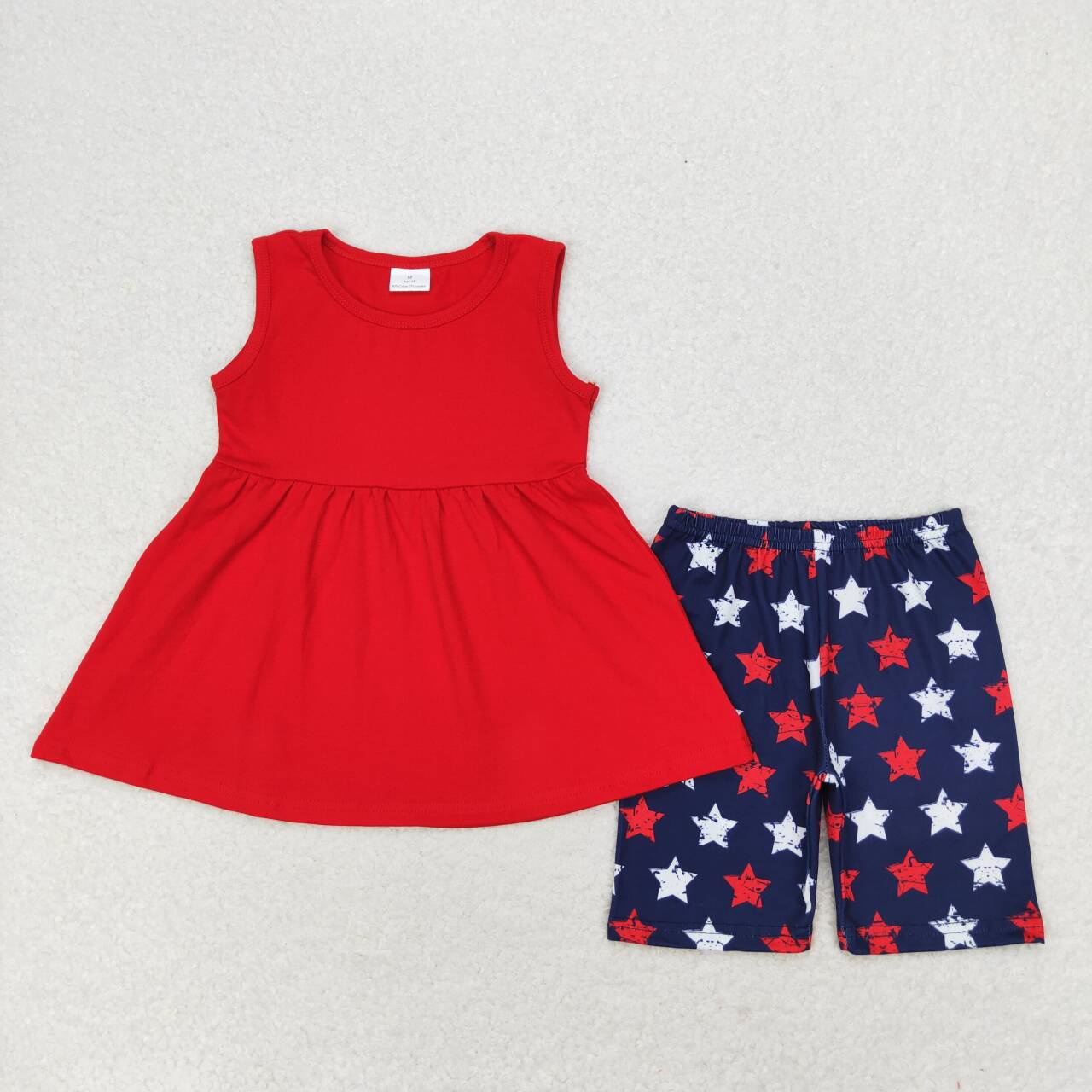 baby girls clothes red shirt july 4th sart shorts outfit