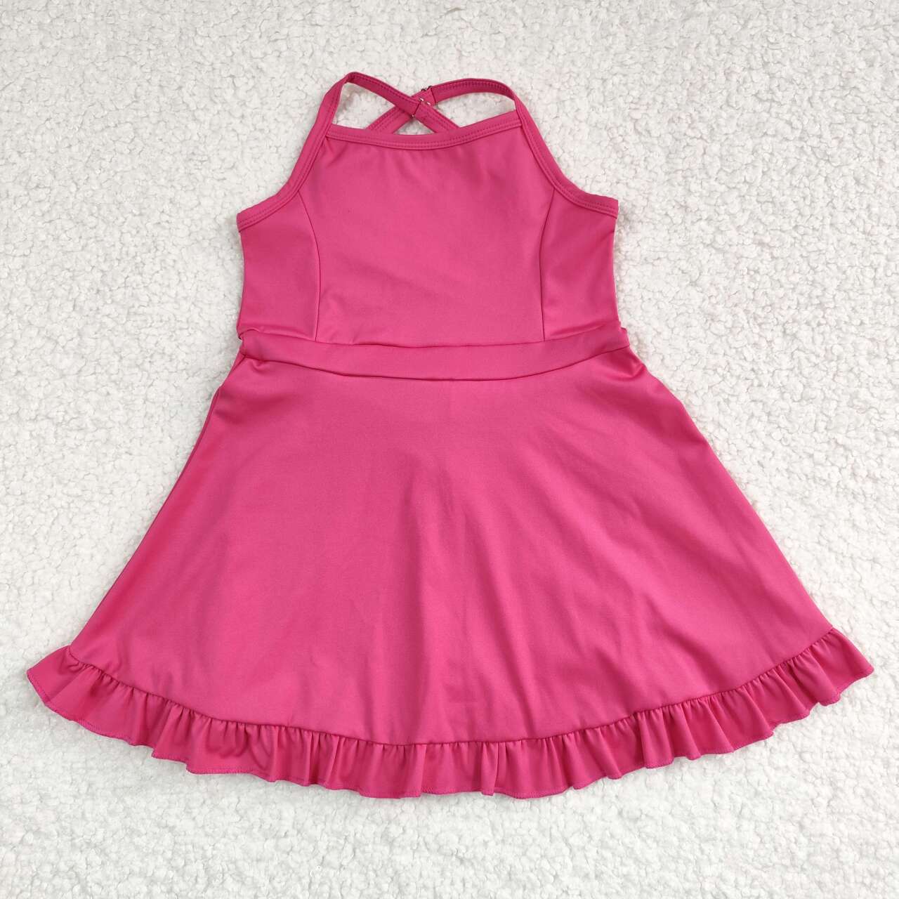baby girls one piece hot pink athletic dress aierwhoesalekidsclothes baby girls one piece hot pink athletic dress aierwhoesalekidsclothes