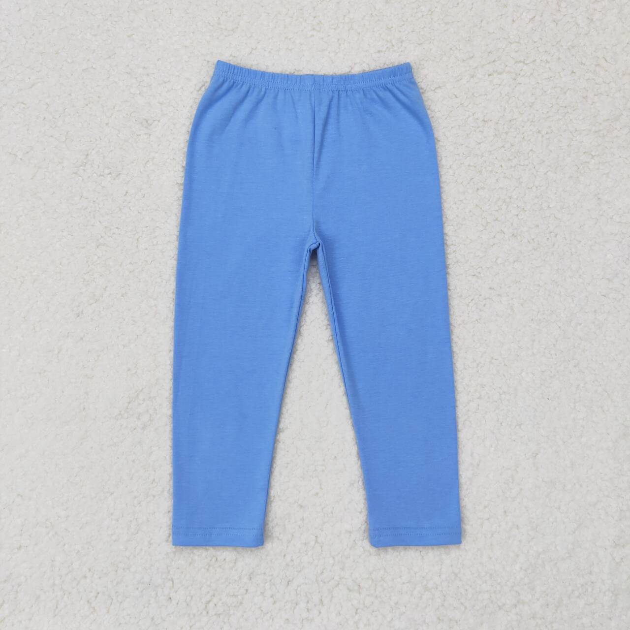 USA SHOP kids baby girls blue cotton leggings pants