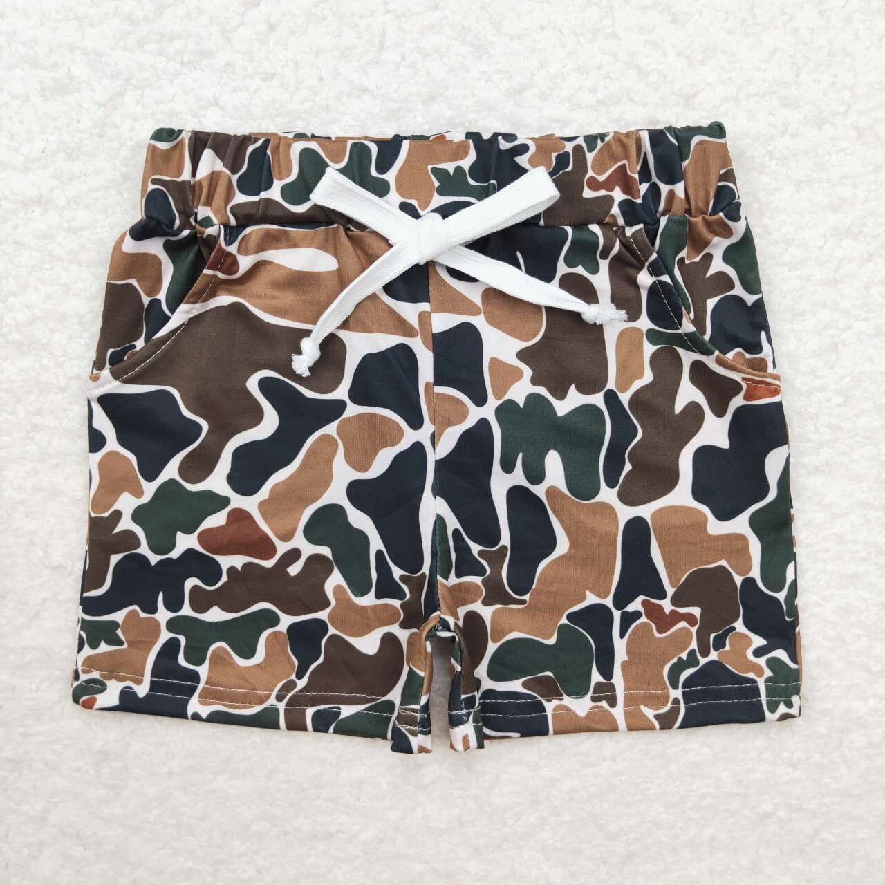 mommy and me matching camo summer shorts