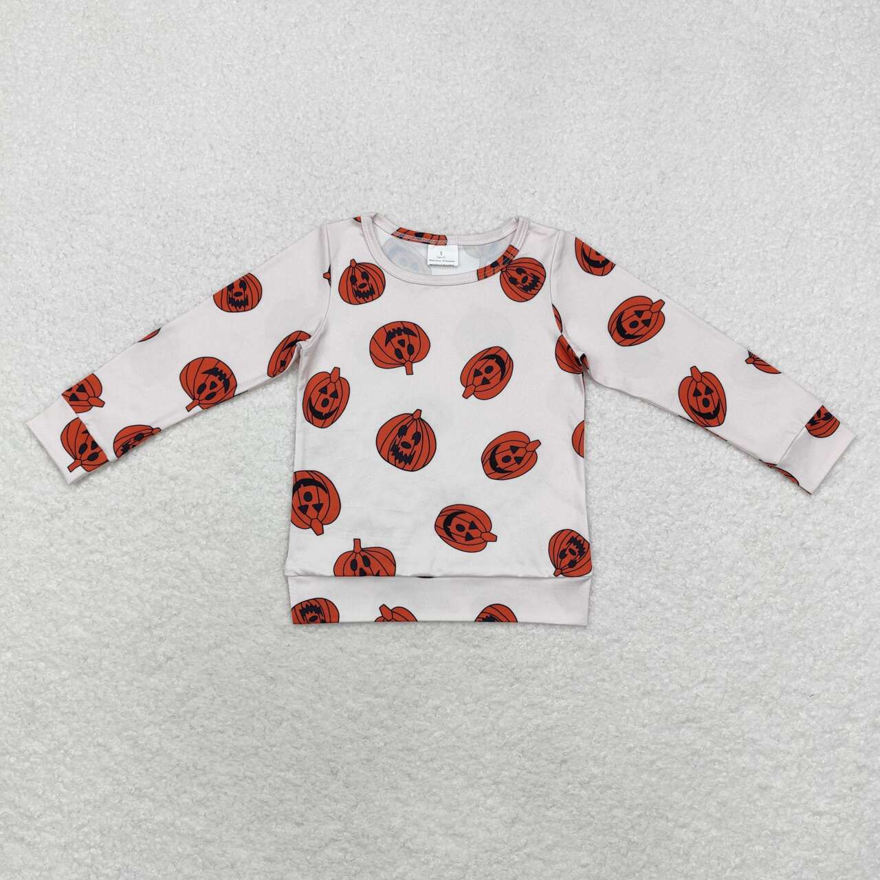 baby girls Halloween pumpkin long sleeve top