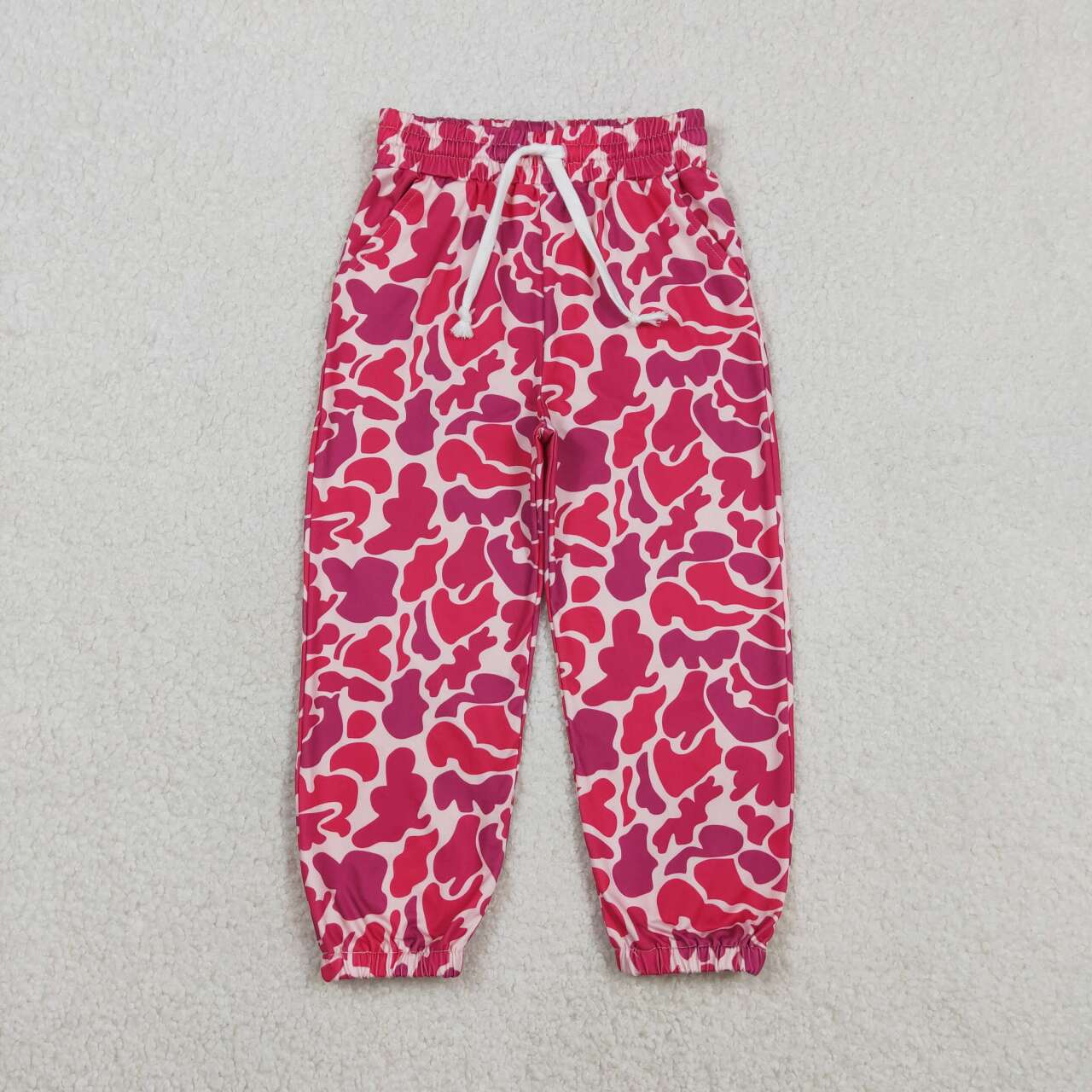 Infant baby girls hot pink camo pants