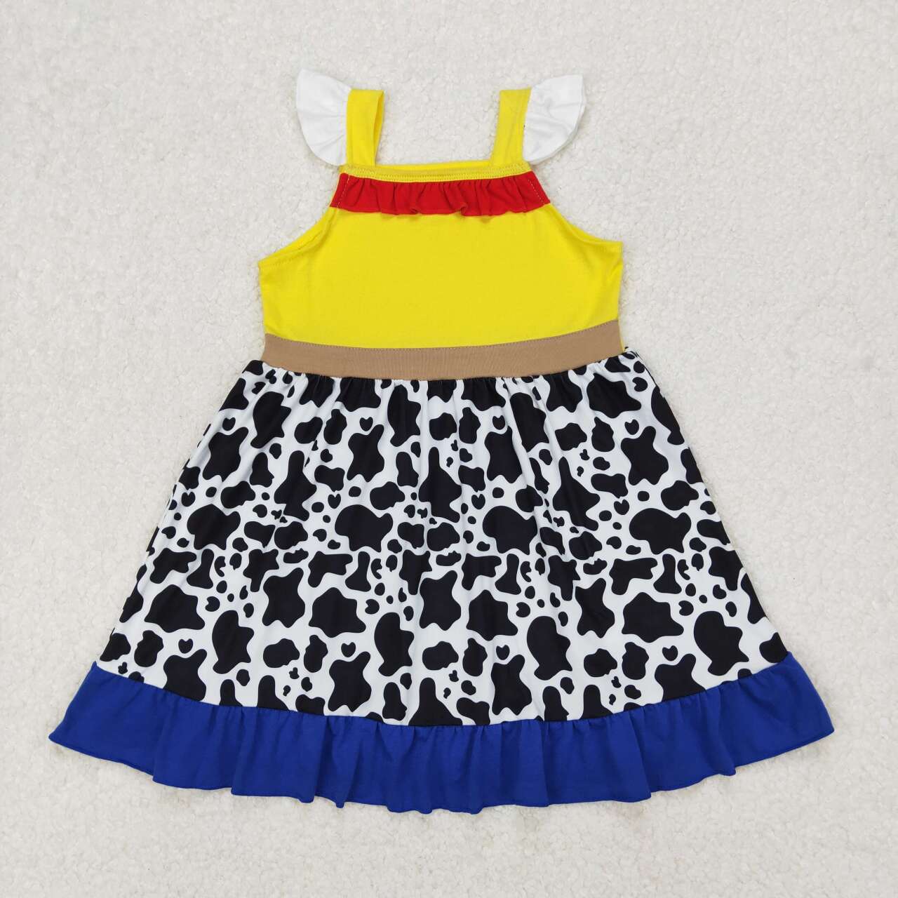 Little girls princess cartoon summer dress