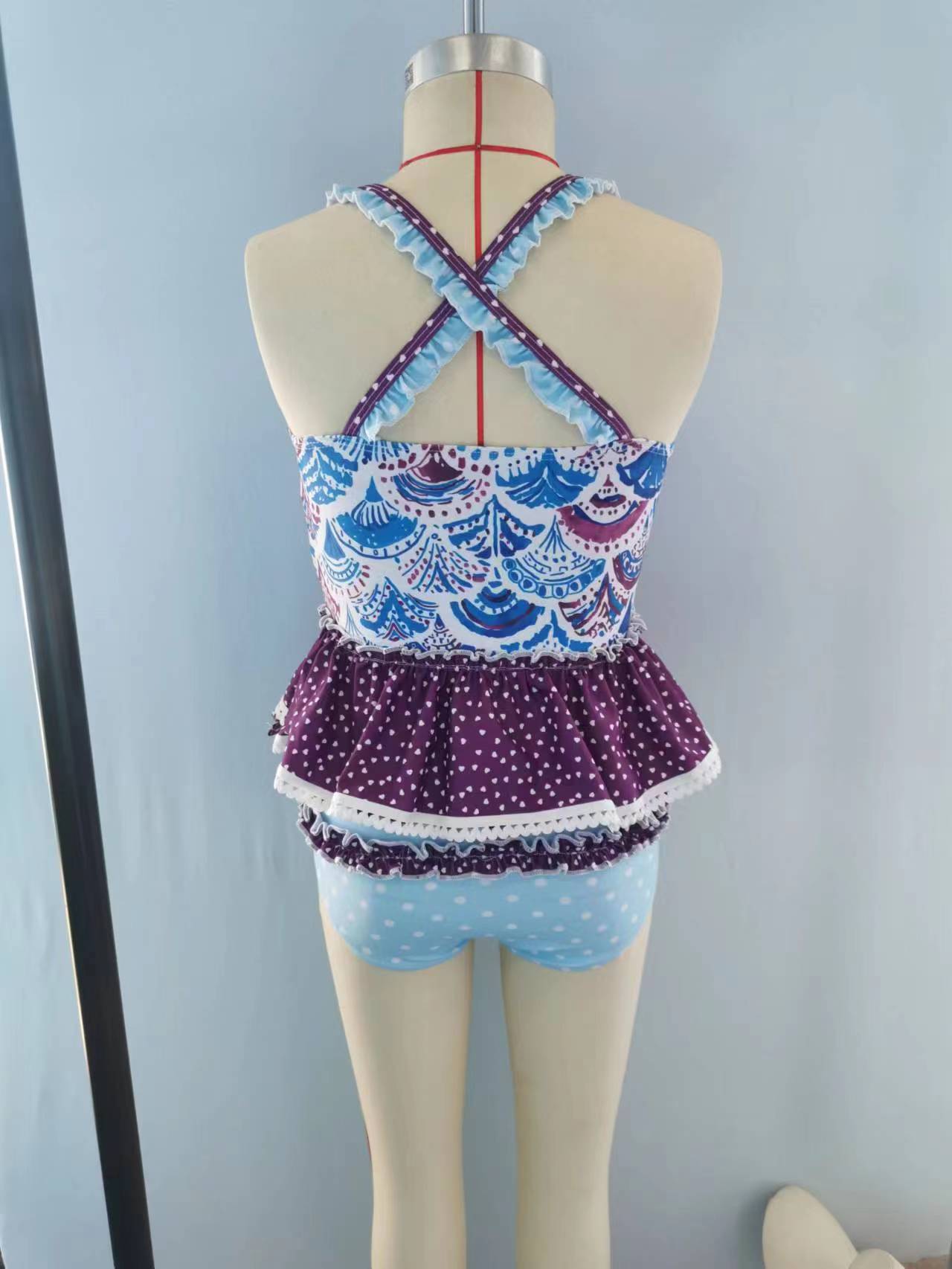 girls mermaid 2pcs summer swimwear preorder