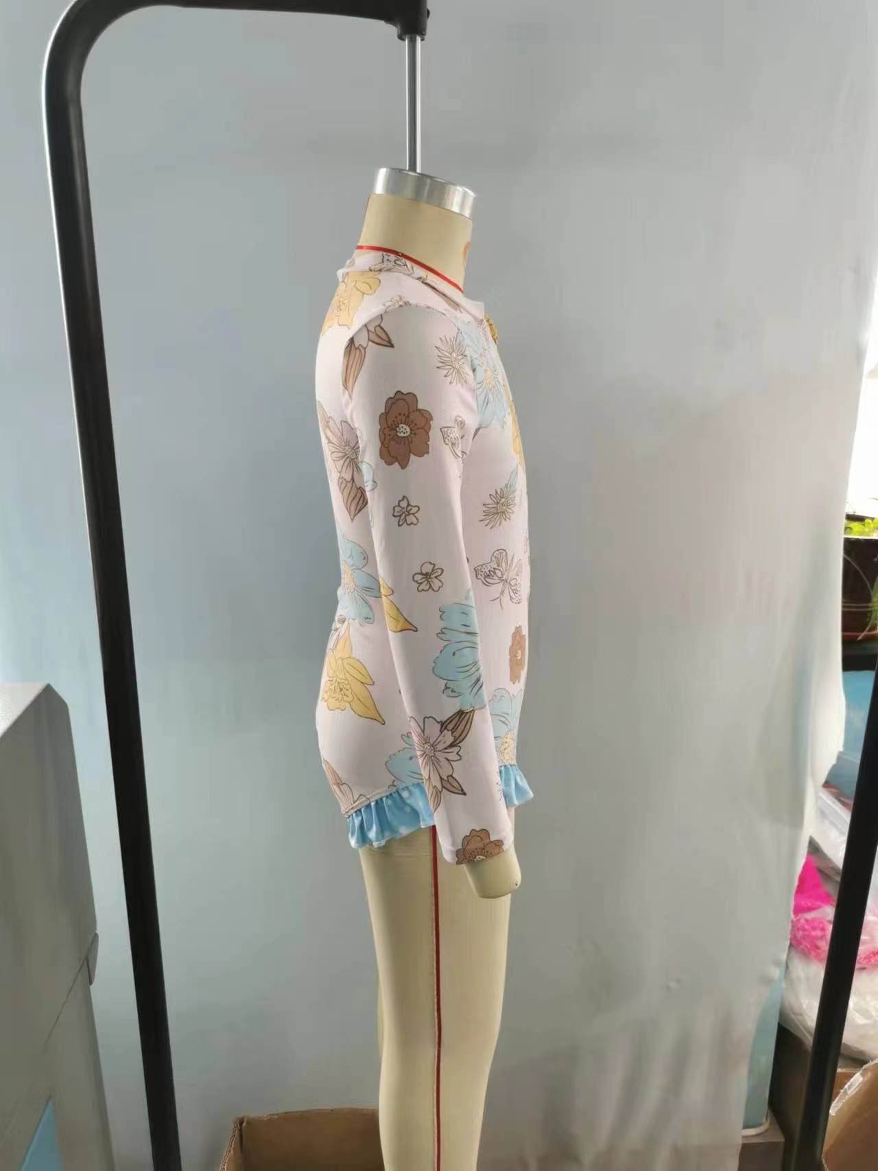girls one piece butterfly flower summer swimwear preorder