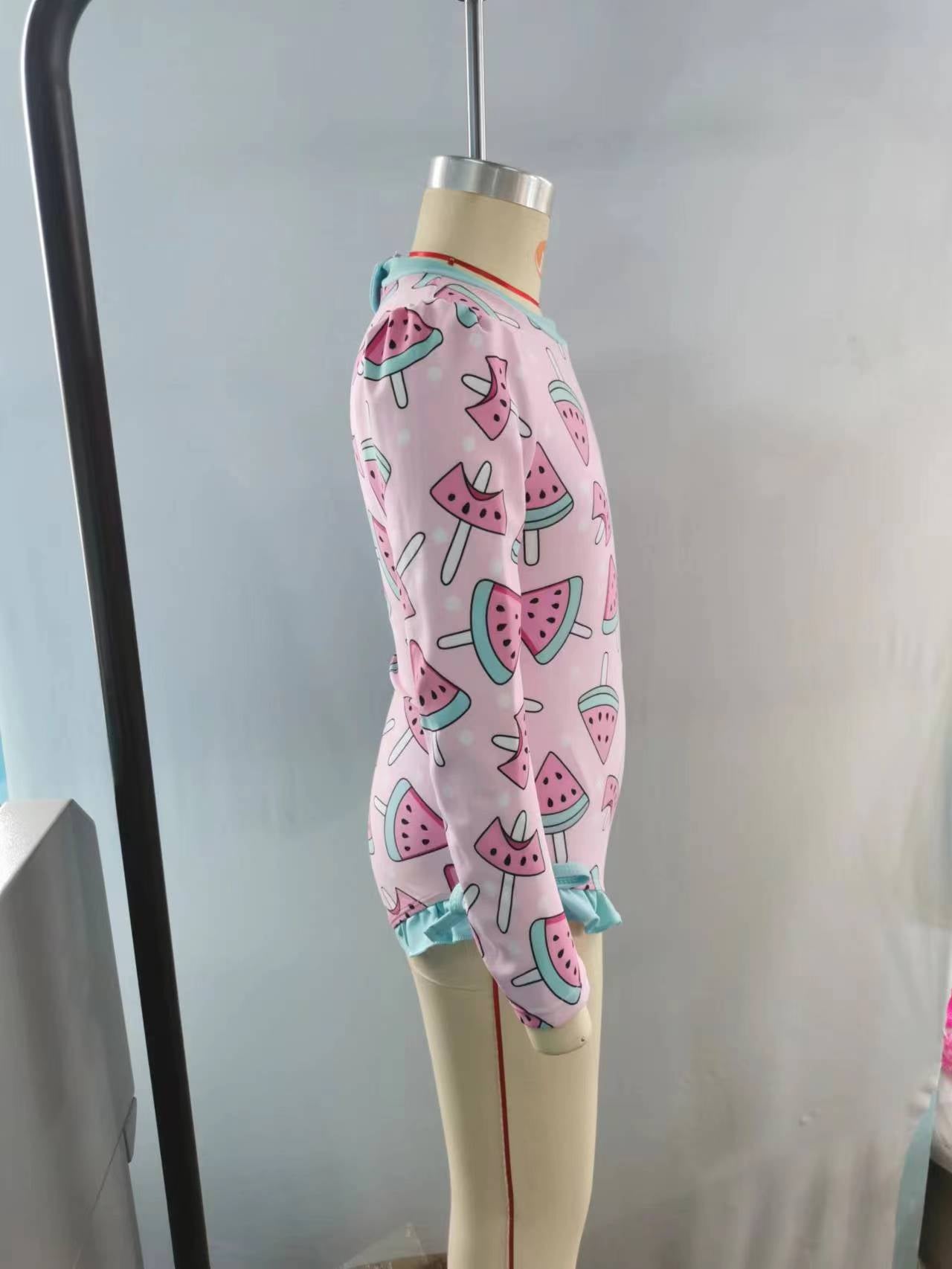 girls one piece watermelon Popsicle summer swimwear preorder