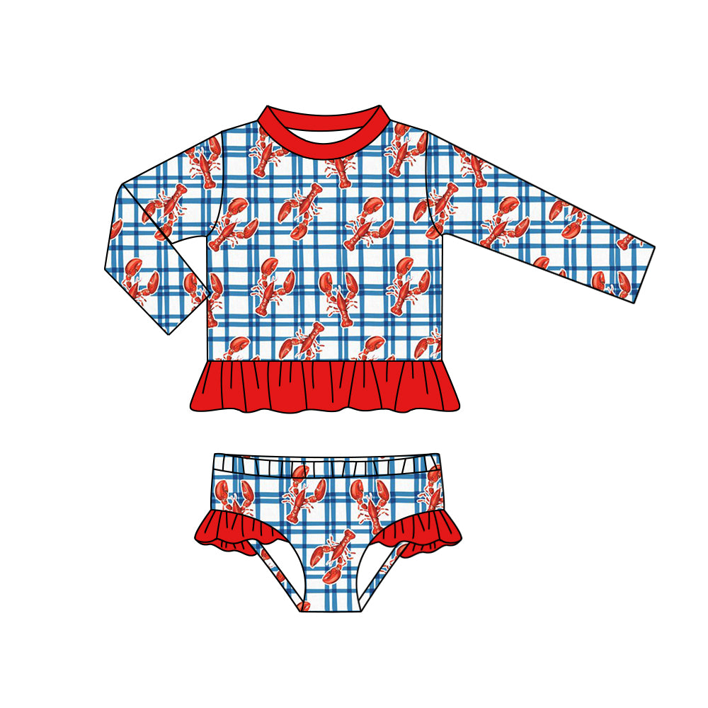 baby girls boiled crawfish two pieces swimwear preorder