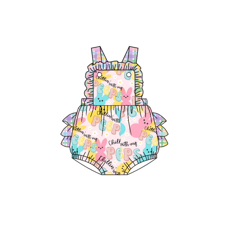 toddle girls Easter bunny romper preorder
