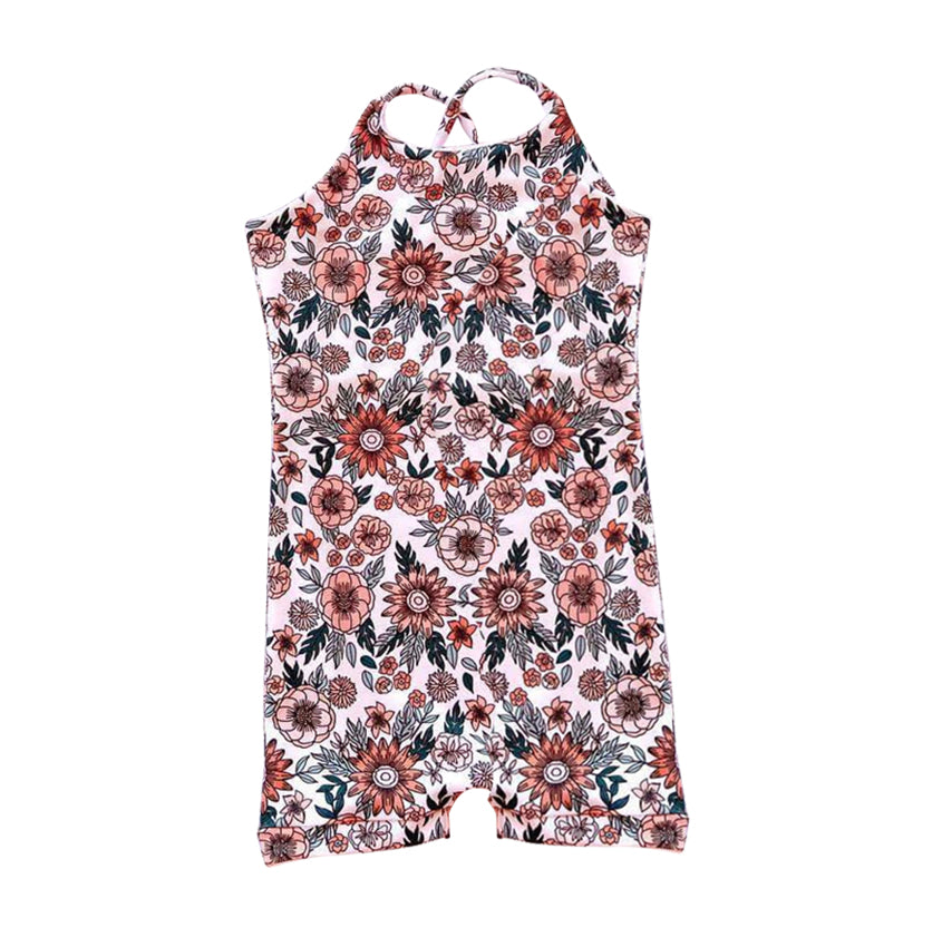 flower girls one piece romper preorder