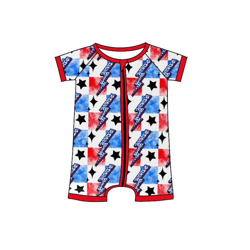 toddle baby boy july 4th partriotic romper preorder