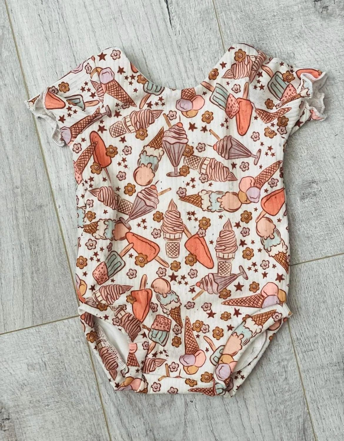 toddle baby girls short sleeve summer romper preorder
