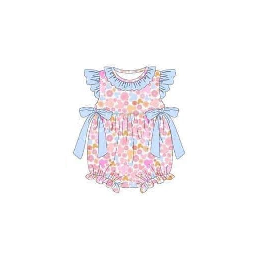 baby girls cartoon cheetah romper preorder