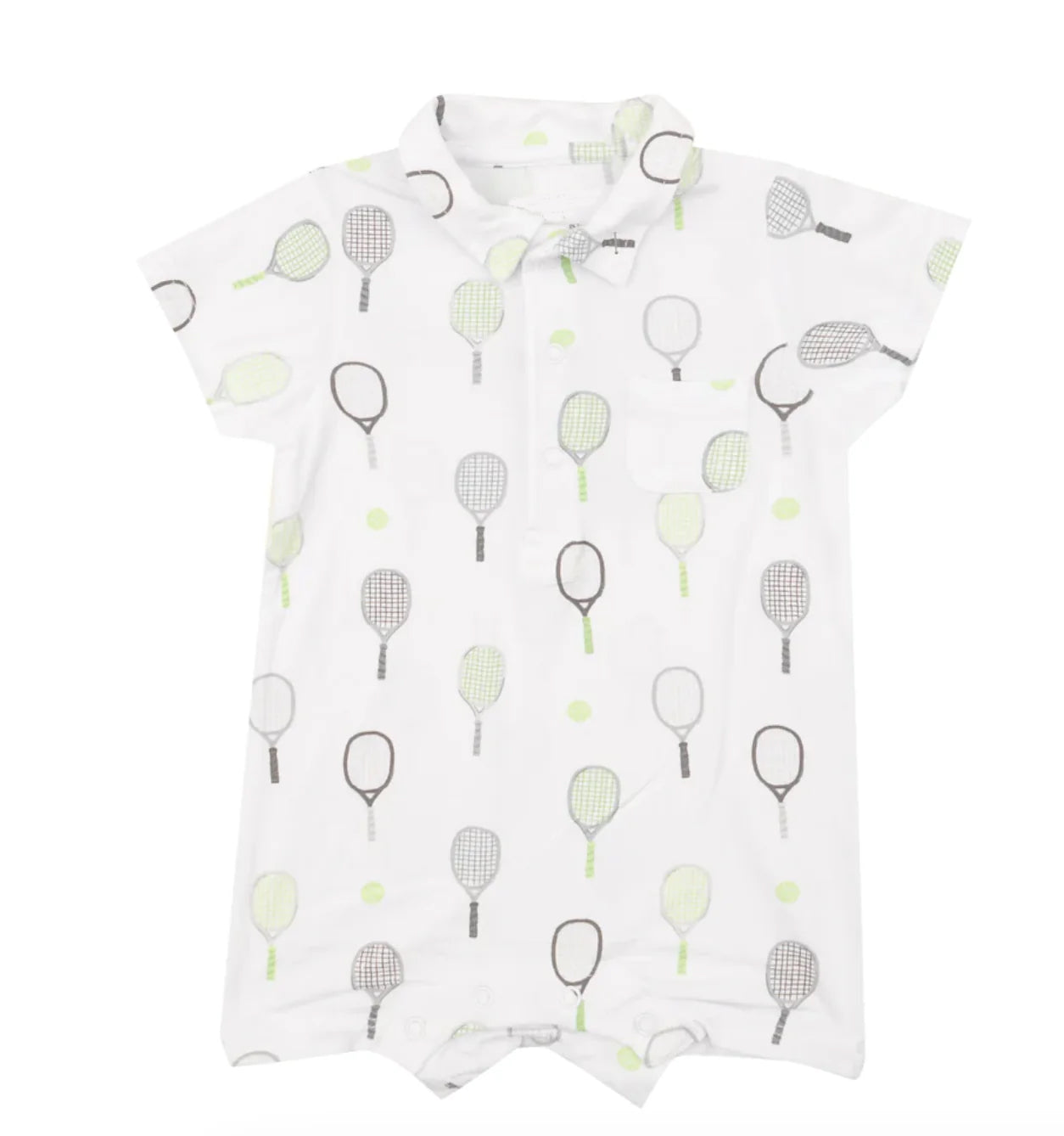 infant toddle boy short sleeve tennis romper preorder